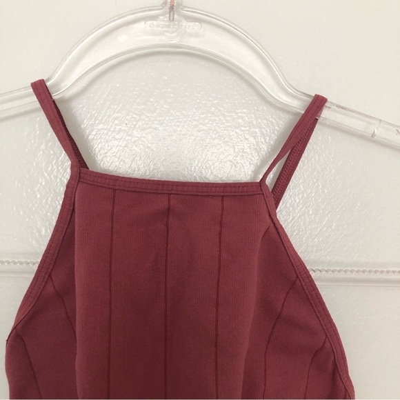 Free People Bridget Bodysuit in Wine New Medium/Large - Picture 4 of 6